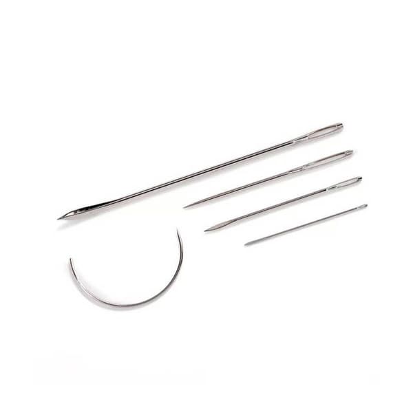 Aiguilles för läder - PRYM - N° 3-7 - Assorterade - Triangulära spetsar - Färg Silver