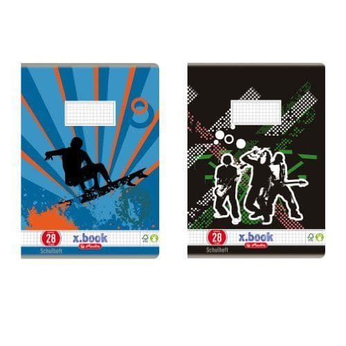 Cahier A4 - Herlitz - 3322807 - 32 sidor - Stora rutor - Paket om 10