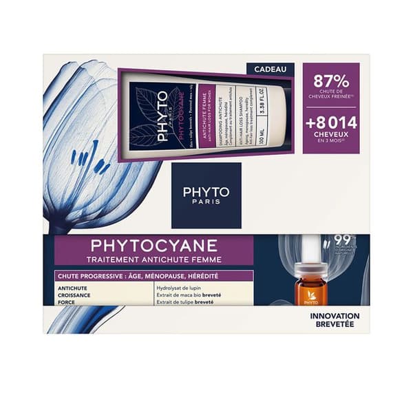PHYTOCYANE KVINNOR COFFRET FÖR PROGRESSIV HÅRFALL + SCHAMPO 2 DELAR
