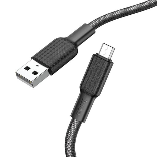 Data kabel - HOCO - Jaeger (X69) - USB-A till Micro-USB - 1,0 m - 2,4A/12W