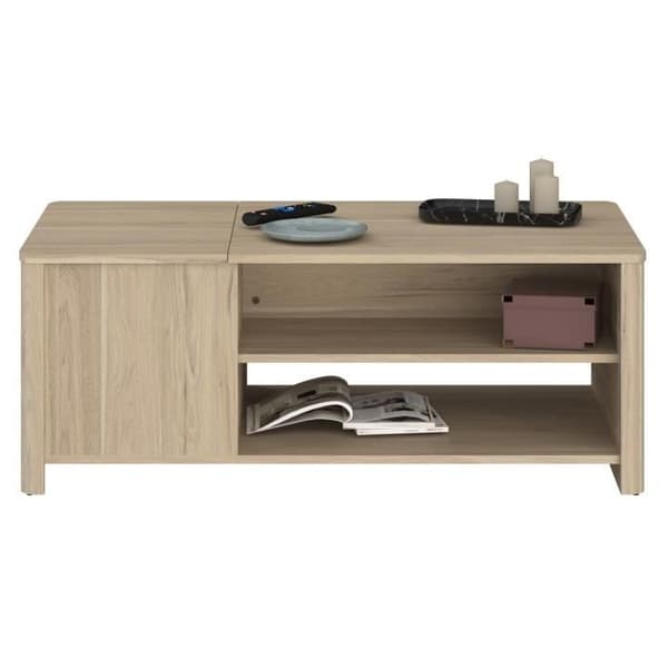 Soffbord BETTY - Ek - Rektangulär - 110 x 42 x 60 cm
