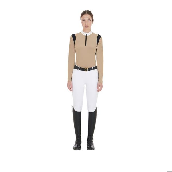 Tävlingströja med långa ärmar för kvinnor Equestro