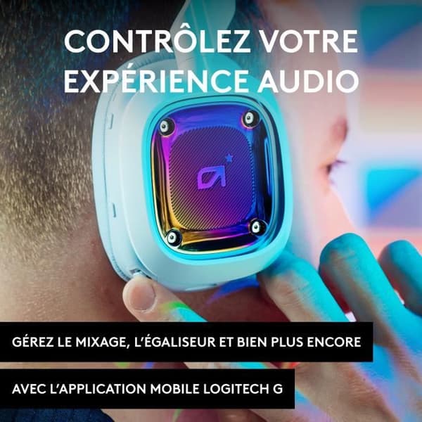 Gaminghörlurar - Trådlös - Logitech G - A30 - PS5, PS4, PC, MAC, Mobil - Vit