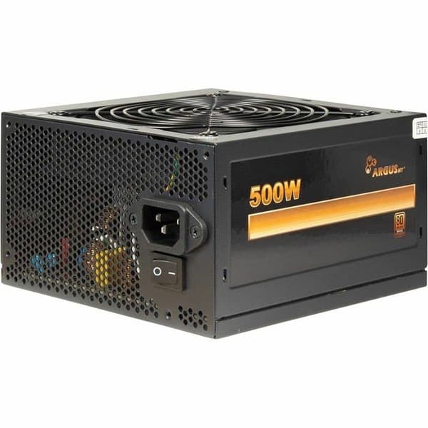Strömförsörjning - INTER-TECH - ARGUSNT BPS-500 - 500 W - 80 PLUS - Kylning med 12 cm fläkt