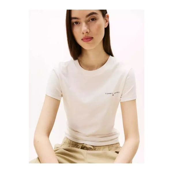 T-shirt MC 100% bomull - Tommy Jeans.