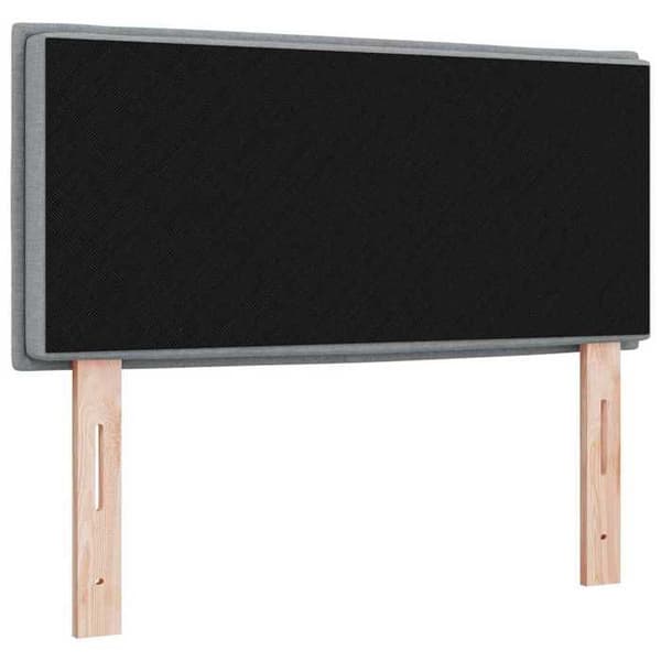 vidaXL Sänggavel Ljusgrå 80 cm tyg 42006992