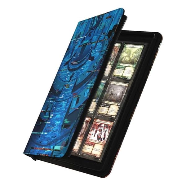 Skyddsbok för kort - ULTIMATE GUARD - Zipfolio 360 Xenoskin Magic Duskmourn - 360 kort - Xenoskin - Blå