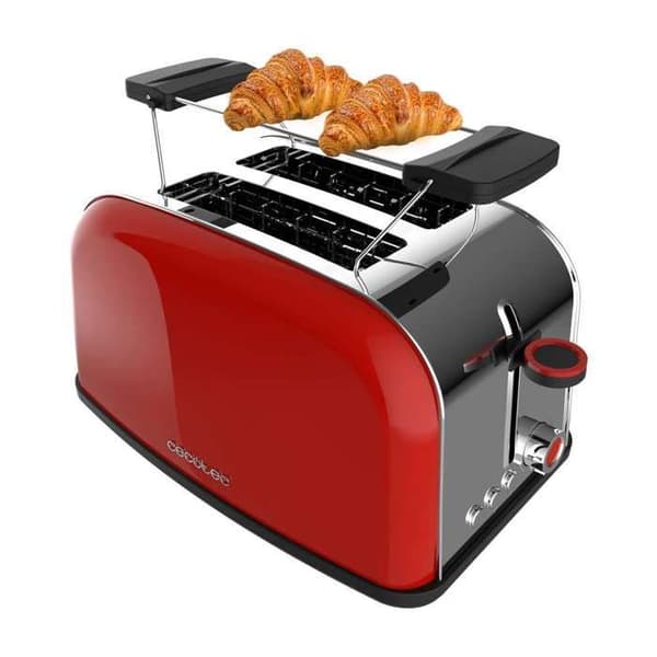 Cecotec Vertikal Brödrost Toastin Time 850 Röd