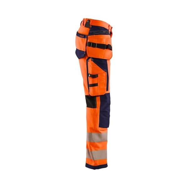 Blaklader 4D stretch arbetsbyxor med hög synlighet