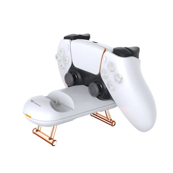 Dubbel laddstation för PS5 Dualsense kontroller - SUBSONIC - Vit