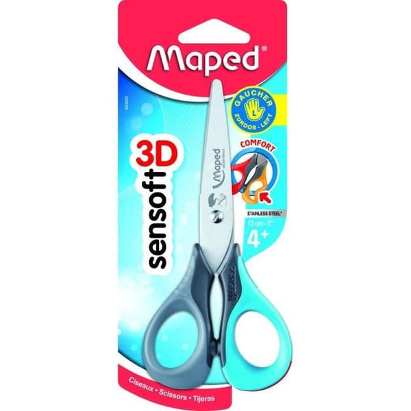 MAPED - Sensoft 13cm vänsterhänt sax med omvända blad