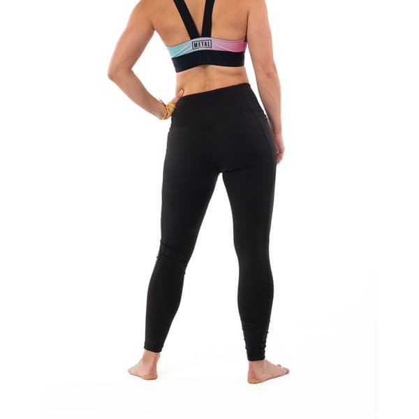 Damleggings Metal Boxe - svart