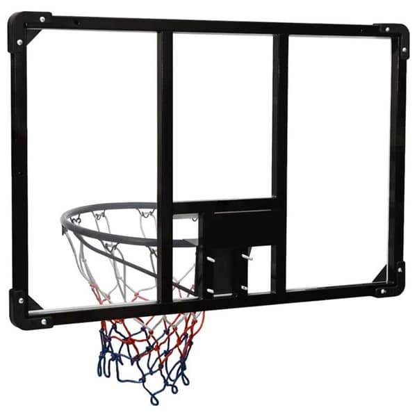 Basketbollpanel - VIDAXL - 90x60 cm - Polykarbonat - Väggmontering - Regelbunden användning