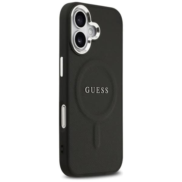 Coque Guess Hardcase Classic Logo MagSafe för iPhone 17 - Svart