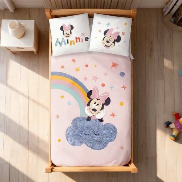 Sängkläder - Minnie Mouse - Disney - 100x135 cm - bomull