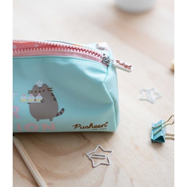 Skolväskor - Pusheen Foodie Collection - Rektangulär - 20 x 8 cm - Pusheen-mönster