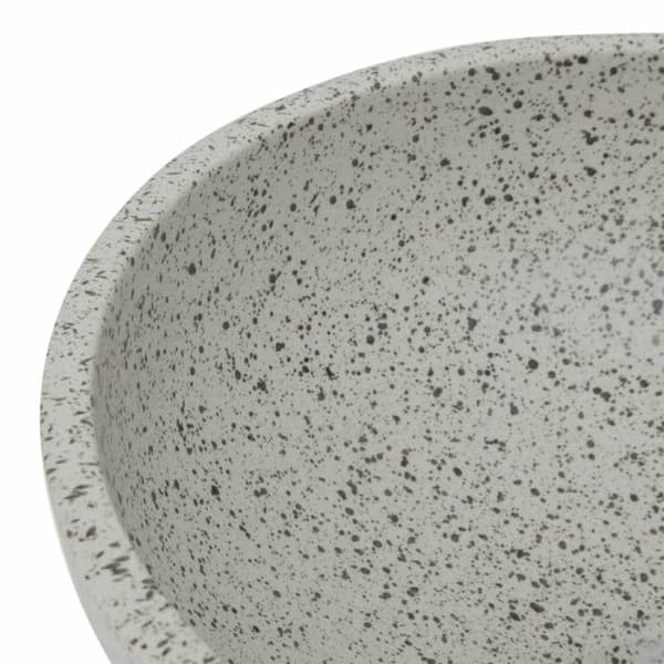 Grå rund handfat Φ41x14 cm keramik