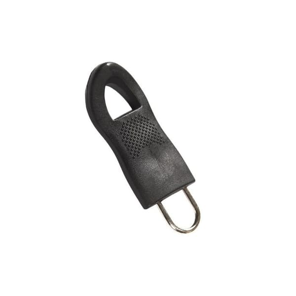 Set med 4 st stängningsringar "Zippade" 5cm Svart