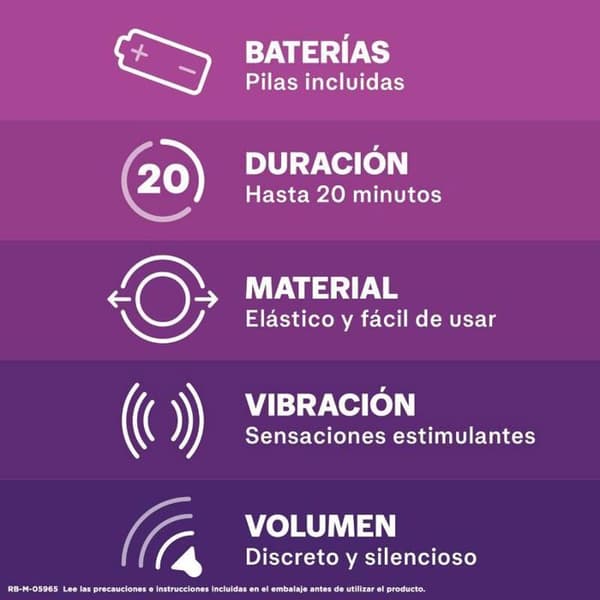 Vibrerande ring - Durex - Intensiv orgasmisk ringvibe - Svart - Vibration - För vuxna