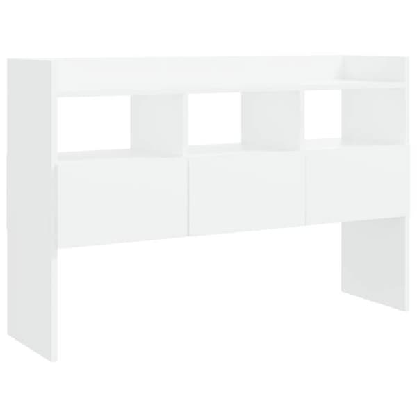 vidaXL Buffé Vit 105x30x70 cm Ingenjörsträ 808377