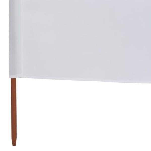 vidaXL 5 Panel Rumsavdelare Tyg 600x80 cm Sandvit