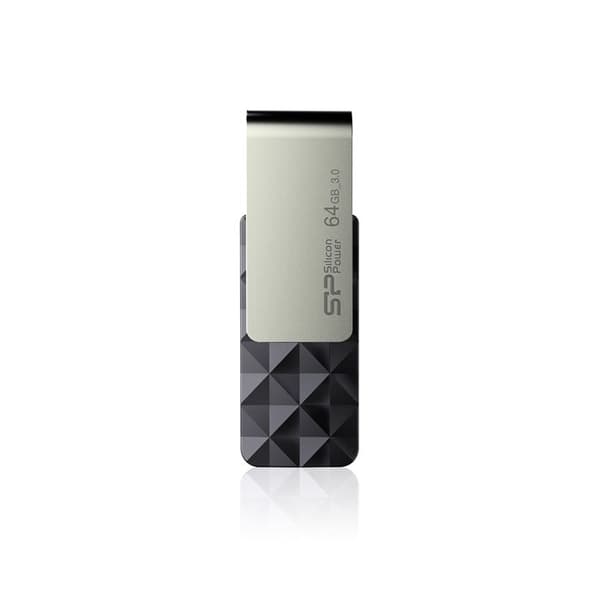 USB 3.0 nyckel SILICON POWER B30 64 GB Svart