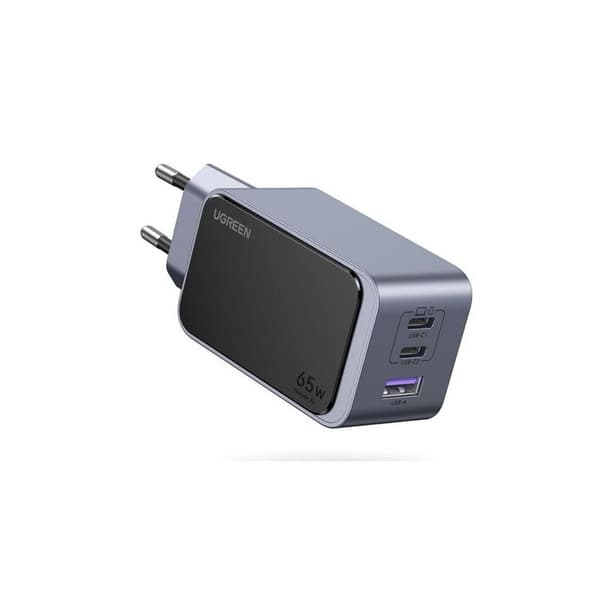 Laddare - Ugreen - 35042 - 65W - 3 portar - GaN Infinity - Grå