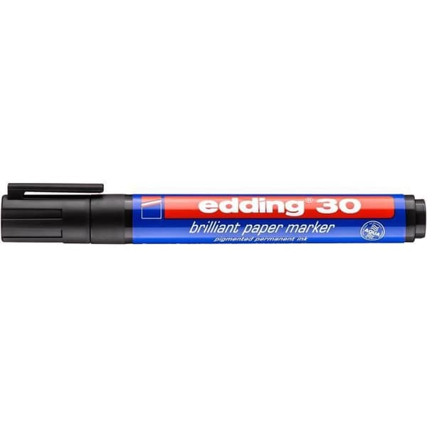 Marker - EDDING - 4-30001-10 - 10-pack - Glossig bläck - 1,5-3 mm