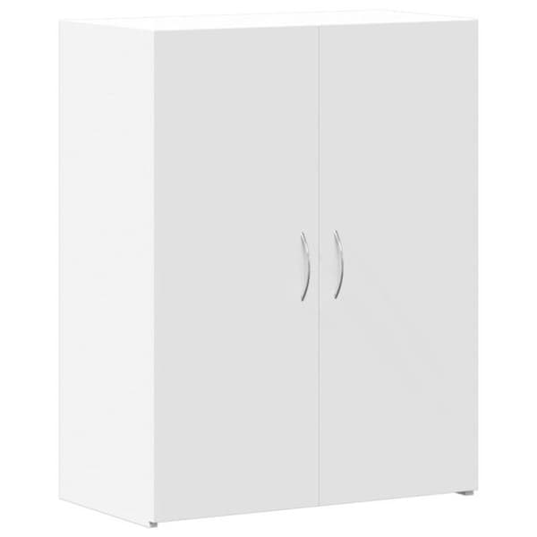 Vit skåp för dokument 60x32x77,5 cm ingeniörträ