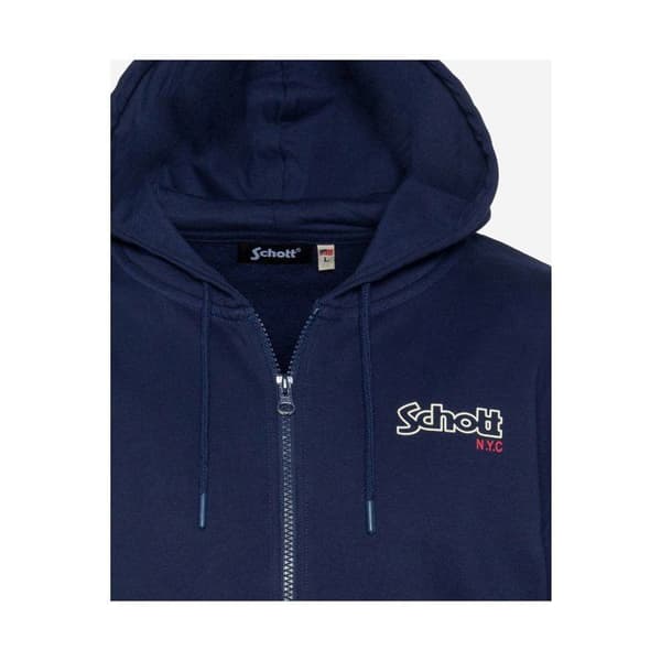Enfärgad ziphoodie Sam - Schott.