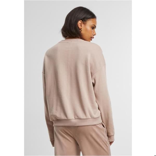 Oversize rundhalsad tröja för kvinnor Urban Classics Light Terry