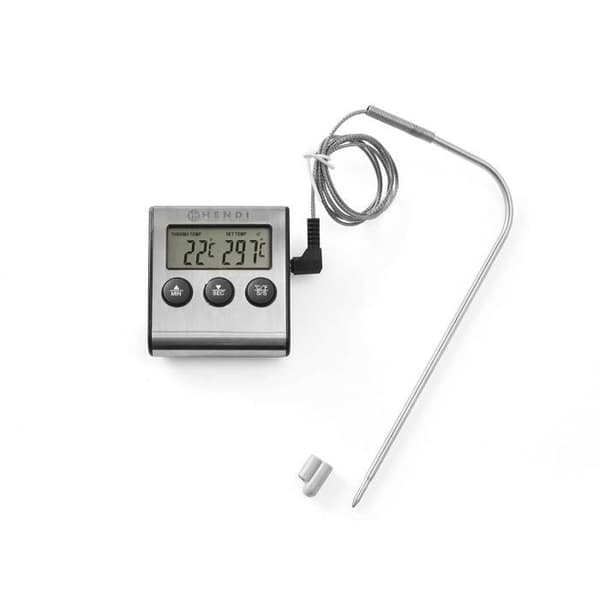 Hendi Termometer/timer för stekning, INOX - 271346