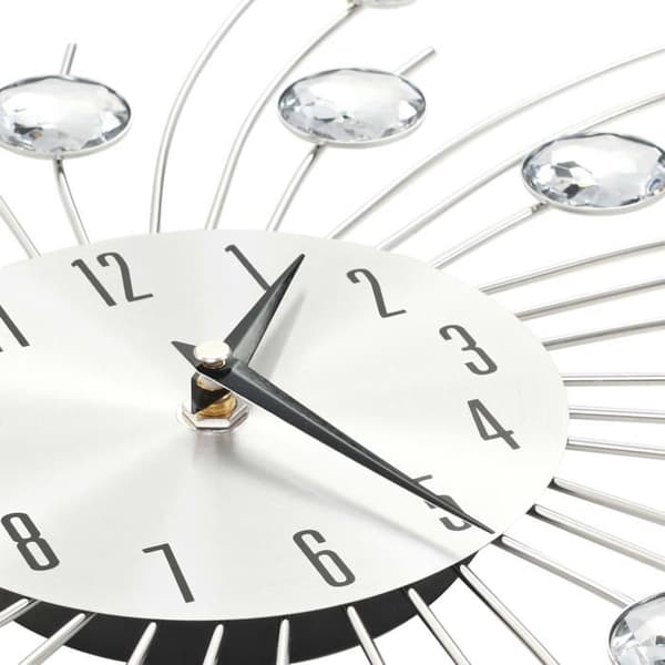 vidaXL Väggklocka med Quartz Movement Modern Design Vardagsrumspendel 50643