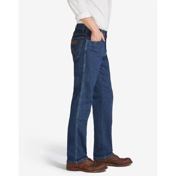Jeans Wrangler Texas Stretch Darkstone - blå
