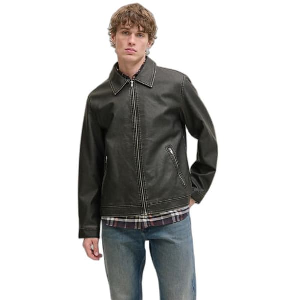 Jack & Jones Casablanca PU läderjacka - svart