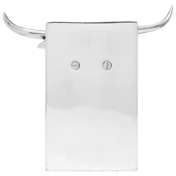 Serre böcker 2 st Silver 17x15x27 cm Aluminium Bull