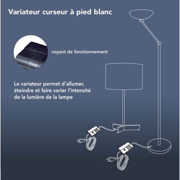 Dimmer - TIBELEC - Svart - 75-500W - 220V - Inomhus - Rektangulär