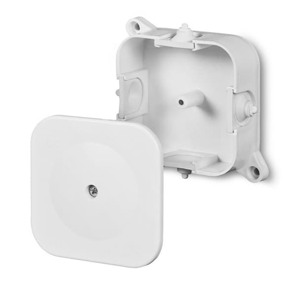 Tom kopplingsbox - EN - 85x85x35 mm - 5x2,5 mm² - IP42 - Vägg-/takmontering