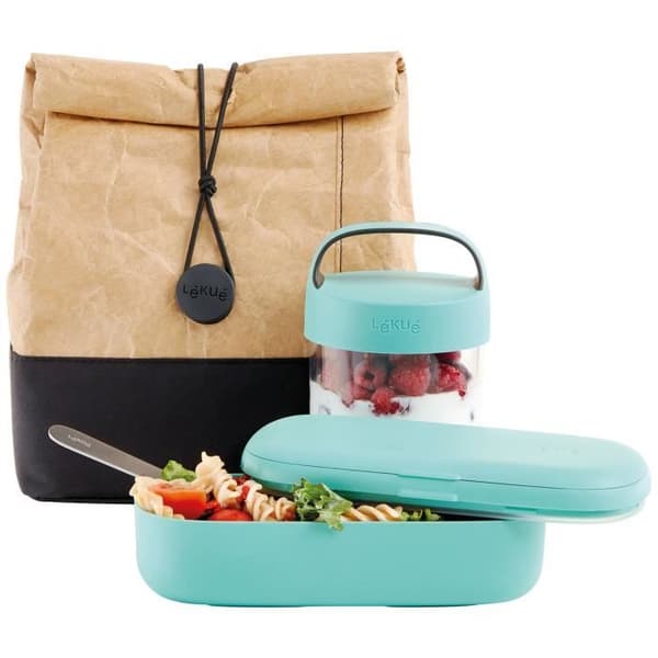 LEKUE Lunchbag To Go Kraft - Beige - 4 L