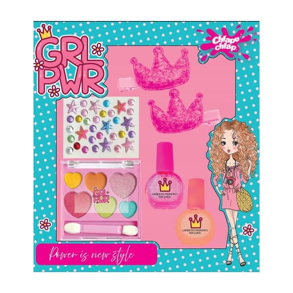 Nagellackset för barn ESTETICA Chlapu Chlap Girl Power