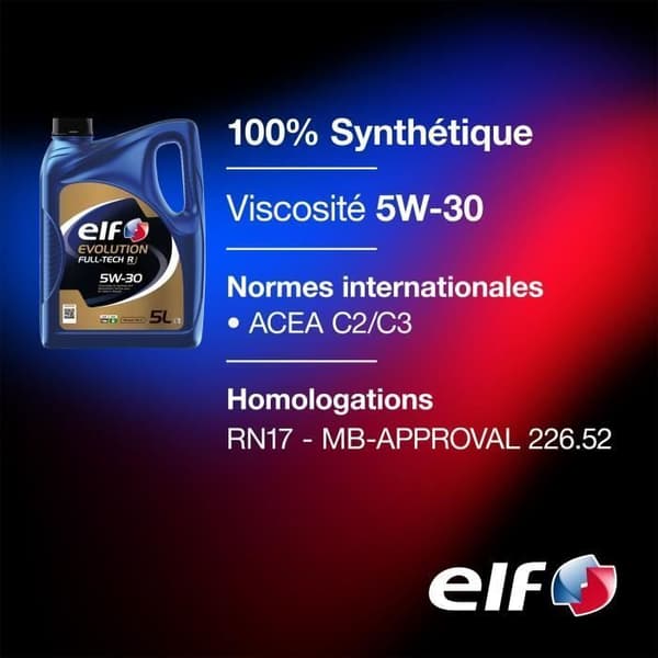 Motorolja - ELF - Evolution FULL-TECH R 5W-30 - 5L