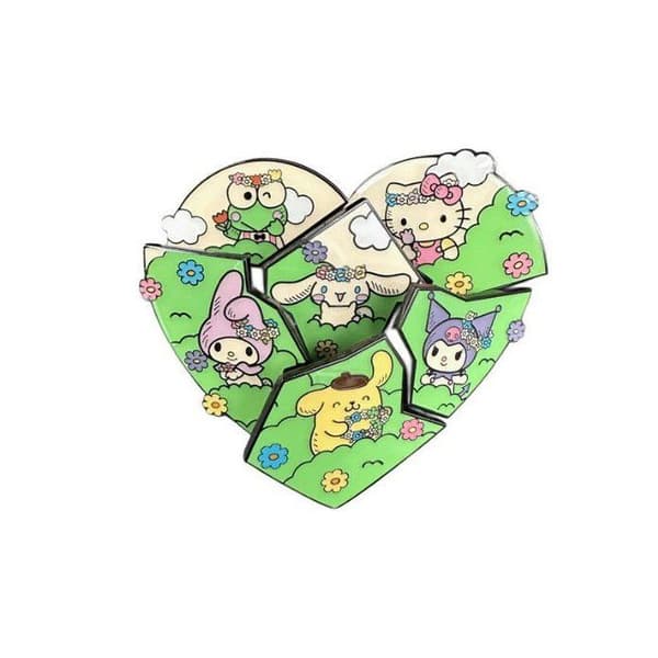 Pins Loungefly | Hello Kitty & Vänner | Pussel Blomsterkrans