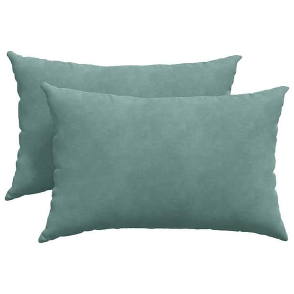 Coussin Vidaxl Soffkuddar 2 st Grön Hav 60 x 40 cm