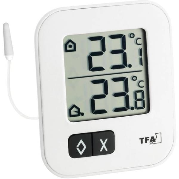 Termometer TFA Dostmann 30.1043.02 vit