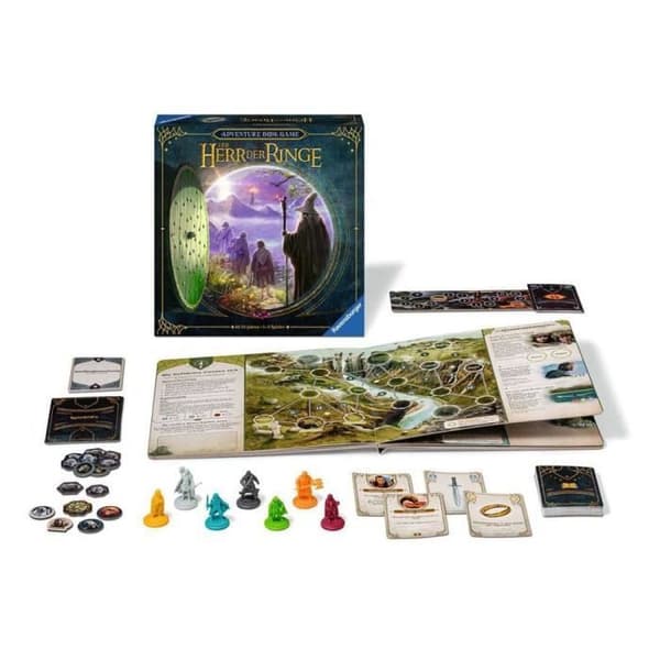 Brädspel - RAVENSBURGER - RINGENS HERRE - Äventyrsbokspel - Tyska
