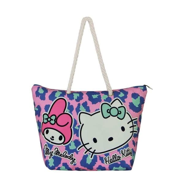 Strandväska Sol - Hello Kitty Safari - Rosa - One Size