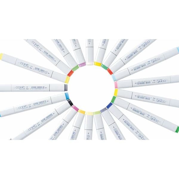 Markerpenna - COPIC - CMO-RV14C - Rosa - Utbytbar polyester spets - Rullmotståndig polypropen kropp