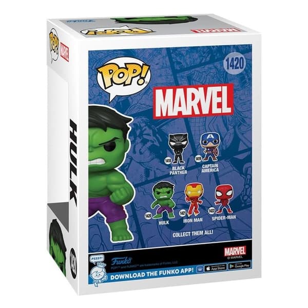 Vinylfigur - FUNKO - Hulk - 9,5 cm - Flerfärgad - Marvel Comics - Idealisk present