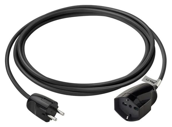 Vimar Extension - 0P32400 - Universal Extension, 3 m, 3G1 DE, Svart, 3 m