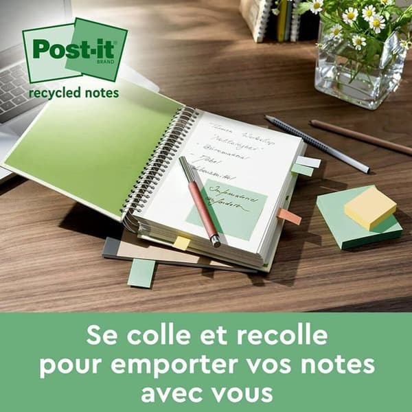 Pique-notes Post-it - 654SP-RSSCOL-20